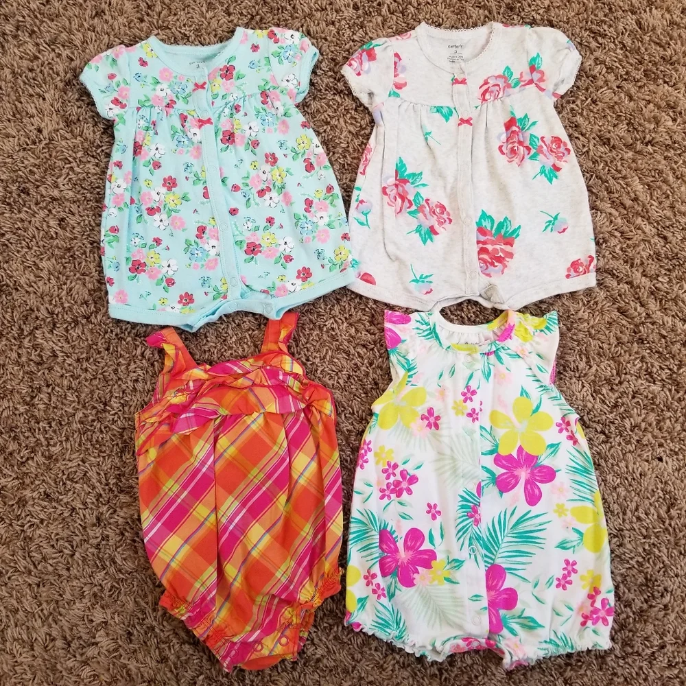 Carter's 16 Piece Summer Bundle Girls 3 Months